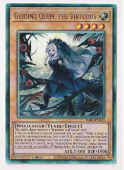 Guiding Quem, the Virtuous (Ultimate Rare) : RA04-EN043 - single card from Yu-Gi-Oh!