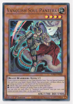 Vanquish Soul Pantera (Ultra Rare) : RA04-EN044 - single card from Yu-Gi-Oh!