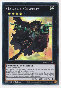 Gagaga Cowboy (Super Rare) : RA04-EN064 - single card from Yu-Gi-Oh!