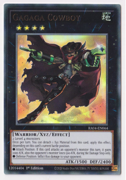Gagaga Cowboy (Ultra Rare) : RA04-EN064 - single card from Yu-Gi-Oh!