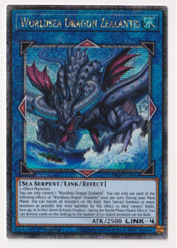 Worldsea Dragon Zealantis (Quarter Century Secret Rare) : RA04-EN082 - single card from Yu-Gi-Oh!