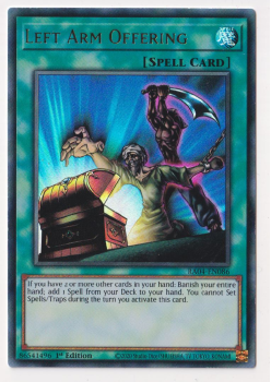 Left Arm Offering (Ultra Rare) : RA04-EN086 - single card from Yu-Gi-Oh!