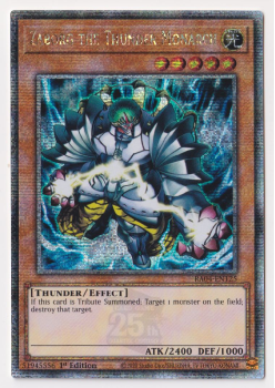 Zaborg the Thunder Monarch (Quarter Century Secret Rare) : RA04-EN125 - single card from Yu-Gi-Oh!
