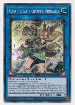 Aussa the Earth Charmer, Immovable (Super Rare) : RA04-EN078 - single card from Yu-Gi-Oh!