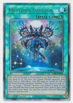 Meteonis Drytron (Ultimate Rare) : RA04-EN096 - single card from Yu-Gi-Oh!