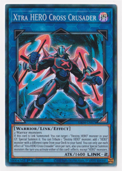 Xtra HERO Cross Crusader (Super Rare) : RA04-EN076 - single card from Yu-Gi-Oh!