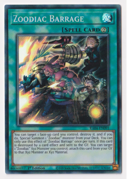 Zoodiac Barrage (Super Rare) : RA04-EN091 - single card from Yu-Gi-Oh!