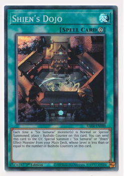 Shien's Dojo (Super Rare) : RA04-EN088 - single card from Yu-Gi-Oh!