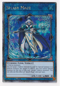 Splash Mage (Quarter Century Secret Rare) : RA04-EN080 - single card from Yu-Gi-Oh!
