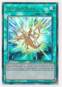 Drytron Nova (Ultimate Rare) : RA04-EN097 - single card from Yu-Gi-Oh!