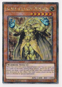 Kuraz the Light Monarch (Quarter Century Secret Rare) : RA04-EN133 - single card from Yu-Gi-Oh!