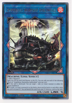 Amphibious Swarmship Amblowhale (Ultra Rare) : RA04-EN077 - single card from Yu-Gi-Oh!