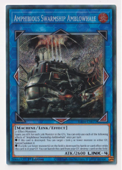 Amphibious Swarmship Amblowhale (Secret Rare) : RA04-EN077 - single card from Yu-Gi-Oh!