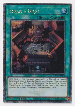 Shien's Dojo (Quarter Century Secret Rare) : RA04-EN088 - single card from Yu-Gi-Oh!