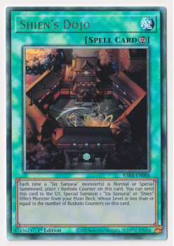 Shien's Dojo (Ultimate Rare) : RA04-EN088 - single card from Yu-Gi-Oh!