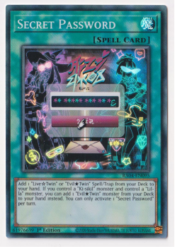 Secret Password (Super Rare) : RA04-EN095 - single card from Yu-Gi-Oh!