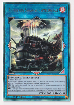 Amphibious Swarmship Amblowhale (Ultimate Rare) : RA04-EN077 - single card from Yu-Gi-Oh!