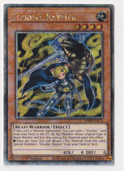 Zoodiac Ratpier (Quarter Century Secret Rare) : RA04-EN274 - single card from Yu-Gi-Oh!