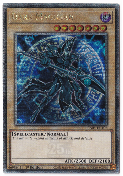 Dark Magician (7th artwork)(Quarter Century Secret Rare) : RA04-EN106 - single card from Yu-Gi-Oh!