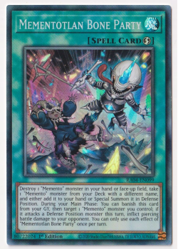Mementotlan Bone Party (Super Rare) : RA04-EN099 - single card from Yu-Gi-Oh!