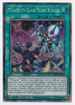 Mementotlan Bone Party (Quarter Century Secret Rare) : RA04-EN099 - single card from Yu-Gi-Oh!