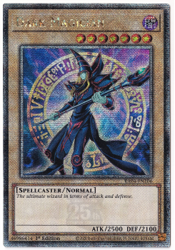 Dark Magician (8th artwork)(Quarter Century Secret Rare) : RA04-EN106 - single card from Yu-Gi-Oh!