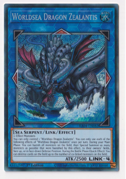 Worldsea Dragon Zealantis (Secret Rare) : RA04-EN082 - single card from Yu-Gi-Oh!
