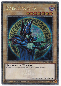 Dark Magician (9th artwork)(Quarter Century Secret Rare) : RA04-EN106 - single card from Yu-Gi-Oh!