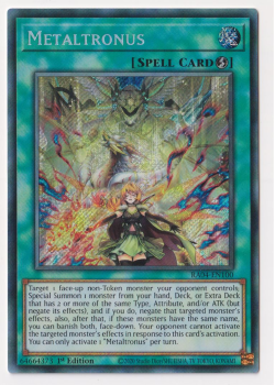 Metaltronus (Secret Rare) : RA04-EN100 - single card from Yu-Gi-Oh!