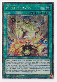 Metaltronus (Quarter Century Secret Rare) : RA04-EN100 - single card from Yu-Gi-Oh!