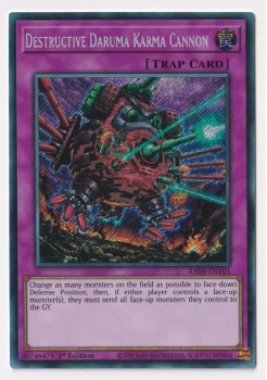 Destructive Daruma Karma Cannon (Secret Rare) : RA04-EN103 - single card from Yu-Gi-Oh!