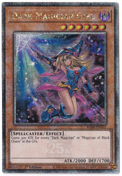 Dark Magician Girl (7th artwork)(Quarter Century Secret Rare) : RA04-EN107 - single card from Yu-Gi-Oh!