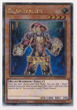 Bujin Yamato (Quarter Century Secret Rare) : RA04-EN209 - single card from Yu-Gi-Oh!