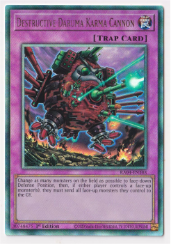 Destructive Daruma Karma Cannon (Ultimate Rare) : RA04-EN103 - single card from Yu-Gi-Oh!