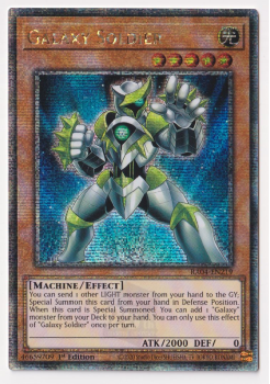 Galaxy Soldier (Quarter Century Secret Rare) : RA04-EN219 - single card from Yu-Gi-Oh!