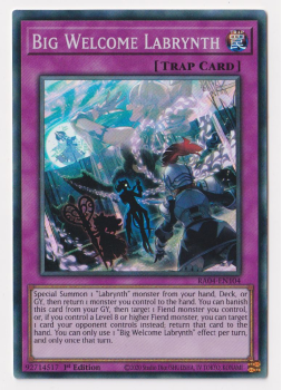 Big Welcome Labrynth (Super Rare) : RA04-EN104 - single card from Yu-Gi-Oh!