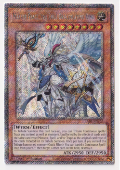 Master Peace, the True Dracoslaying King (Platinum Secret Rare) : RA04-EN283 - single card from Yu-Gi-Oh!