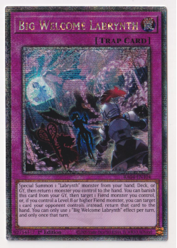 Big Welcome Labrynth (Quarter Century Secret Rare) : RA04-EN104 - single card from Yu-Gi-Oh!