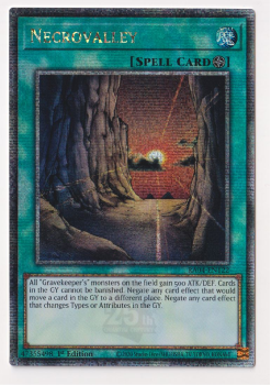 Necrovalley (Quarter Century Secret Rare) : RA04-EN122 - single card from Yu-Gi-Oh!