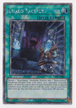 Draco Face-Off (Platinum Secret Rare) : RA04-EN262 - single card from Yu-Gi-Oh!