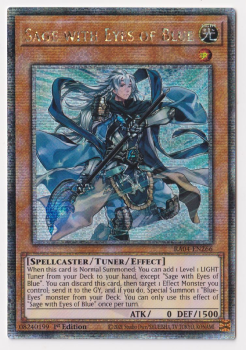 Sage with Eyes of Blue (Quarter Century Secret Rare) : RA04-EN266 - single card from Yu-Gi-Oh!