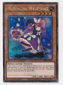 Madolche Magileine (Quarter Century Secret Rare) : RA04-EN185 - single card from Yu-Gi-Oh!