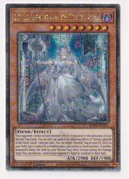 Lovely Labrynth of the Silver Castle (Quarter Century Secret Rare) : RA04-EN295 - single card from Yu-Gi-Oh!