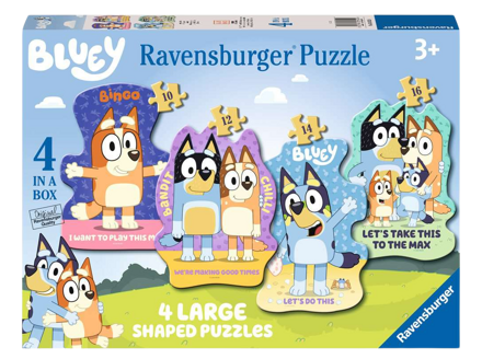 Bluey Four Large Puzzles