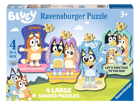Bluey Four Large Puzzles