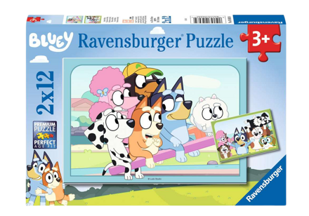 Fun with Bluey Puzzle 2x12 Pieces