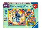Disney Stitch Puzzle 3x49 Pieces