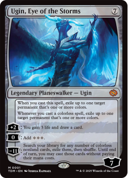 Ugin, Eye of the Storms (FOIL) : 0001 TARKIR: DRAGONSTORM - single card from Magic the Gathering
