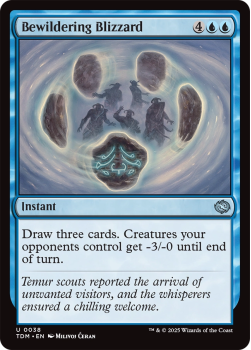 Bewildering Blizzard : 0038 TARKIR: DRAGONSTORM - single card from Magic the Gathering