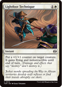 Lightfoot Technique : 0014 TARKIR: DRAGONSTORM - single card from Magic the Gathering